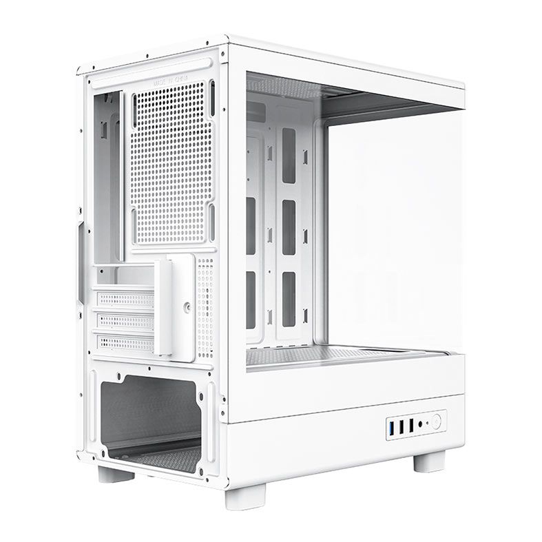 Gabinete Gamer Aigo Darkflash DB330M, Mid-Tower, Lateral de Vidro, Branco, DB330M-WH