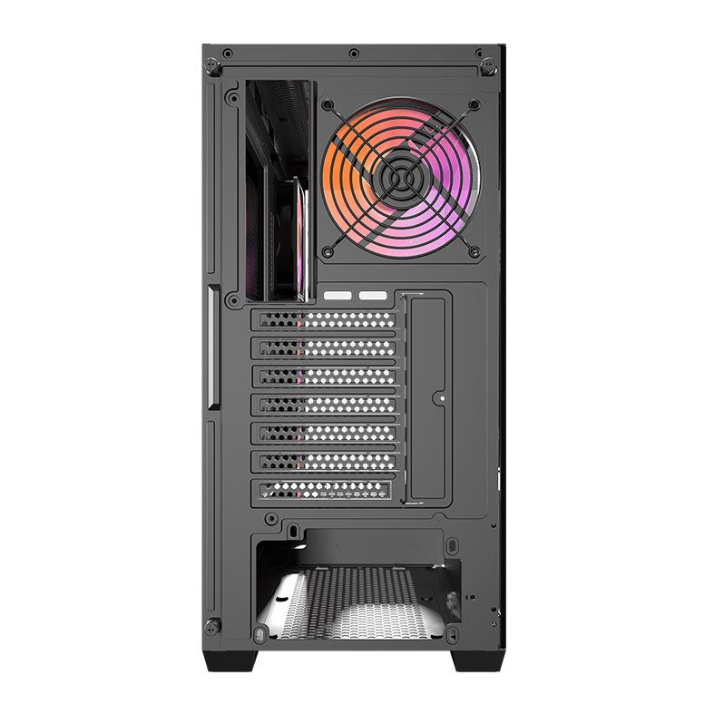 Gabinete Gamer Aigo Darkflash DS900, Mid-Tower, Lateral de Vidro, Com Suporte VGA, Com 4 Fans, ARGB, Preto, DC-DS900-B-ES1