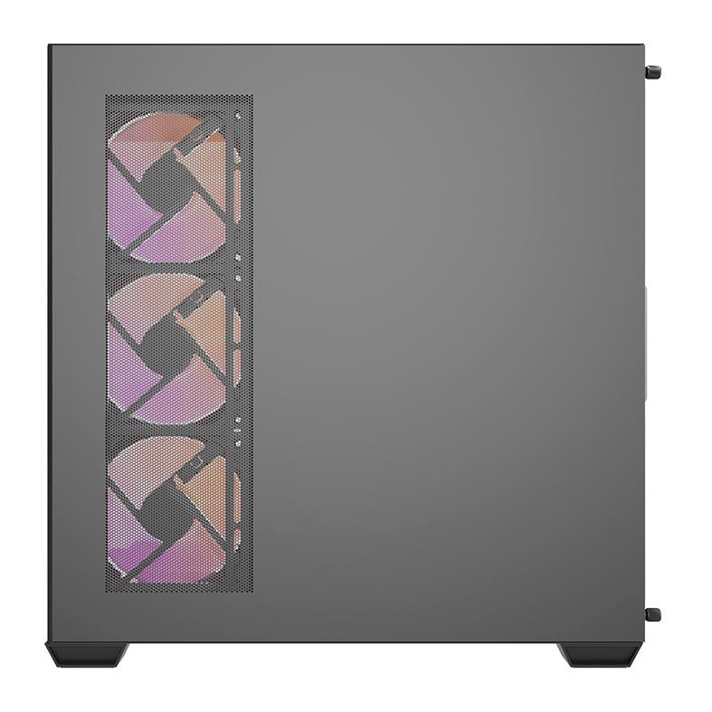 Gabinete Gamer Aigo Darkflash DS900WDE, Mid-Tower, Lateral de Vidro, Com 4 Fans, ARGB, Preto, DC-DS900-WOOD-B-ES1
