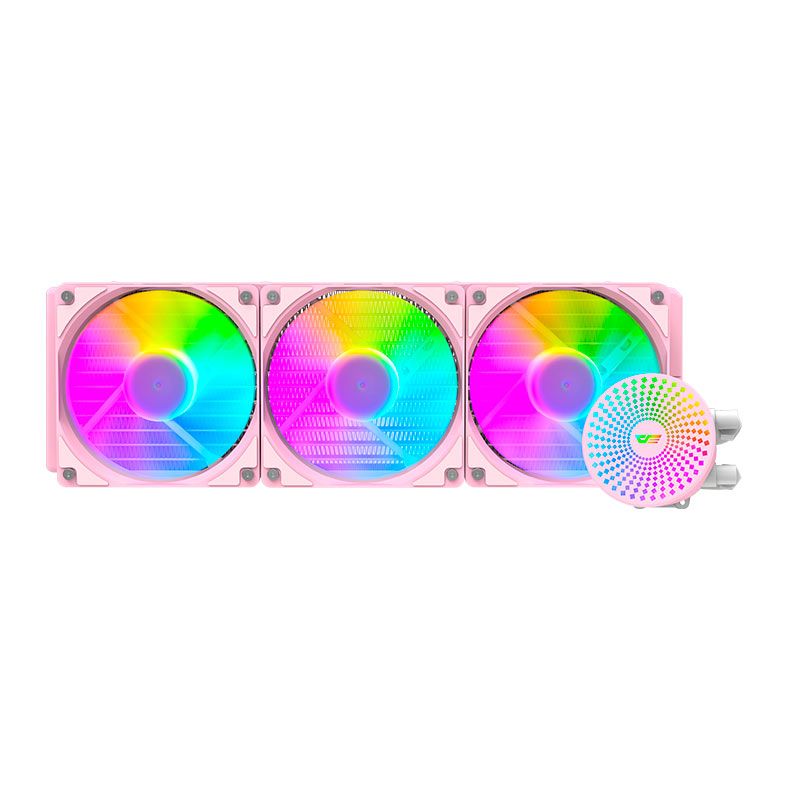Water Cooler Aigo Darkflash Radiant DC360, ARGB, 360mm, Rosa, DC360PK