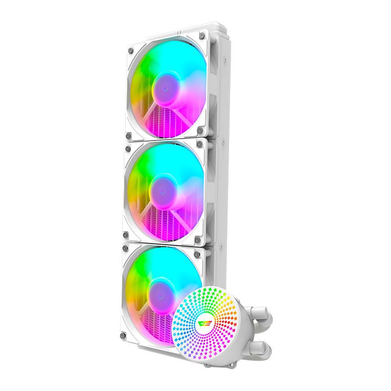 Water Cooler Aigo Darkflash Radiant DC360, ARGB, 360mm, Branco, DC360WH