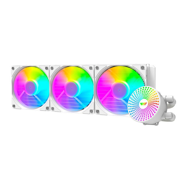 Water Cooler Aigo Darkflash Radiant DC360, ARGB, 360mm, Branco, DC360WH