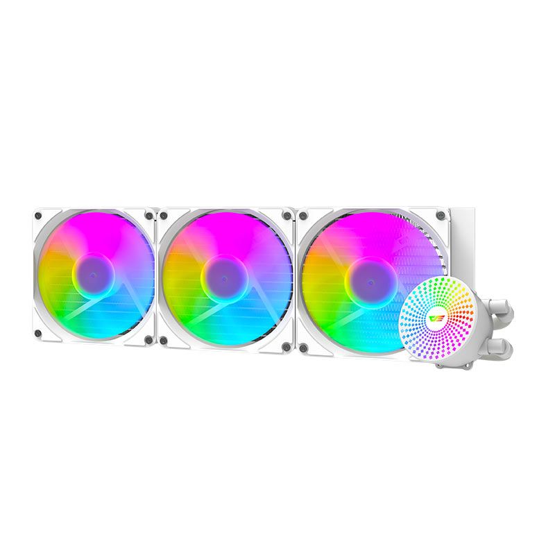 Water Cooler Aigo Darkflash Radiant DC420, ARGB, 420mm, Branco, DC420WH