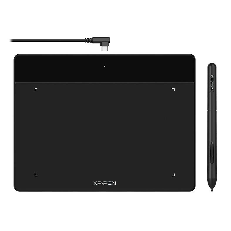 Mesa Digitalizadora XP-Pen Deco Fun S CT640, Resolucao 5080LPI, Niveis de Pressao 8192, Preto, DECO-FUNS-BK