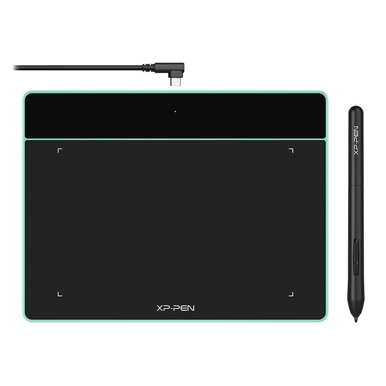 Mesa Digitalizadora XP-Pen Deco Fun S CT640, Resolucao 5080LPI, Niveis de Pressao 8192, Verde, DECO-FUNS-G