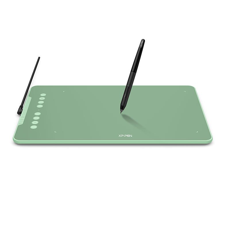 Mesa Digitalizadora XP-Pen Deco 01 V2, Resolucao 5080 LPI, Niveis de Pressao 8192, Verde, DECO01V2_G