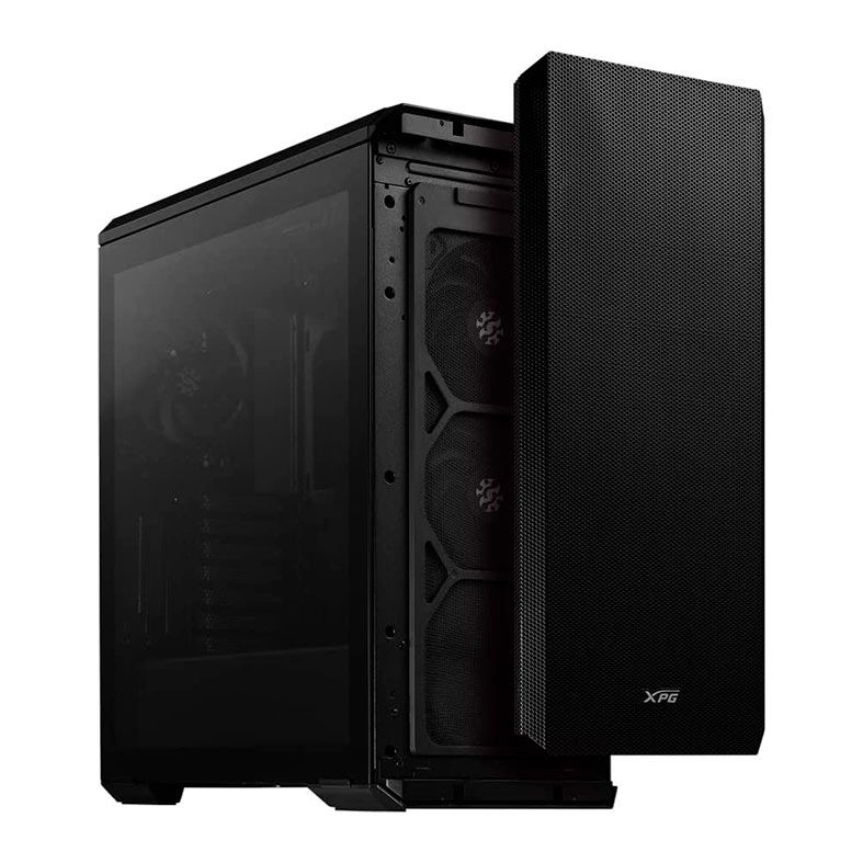 Gabinete Gamer XPG Defender, Mid-Tower, Lateral de Vidro, Com 3 Fans, Preto, DEFENDER-BKCWW