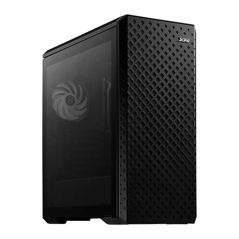 Gabinete Gamer XPG Defender Pro, Mid-Tower, Lateral de Vidro, Com 3 Fans, ARGB, Preto, DEFENDER-PRO-BKCWW
