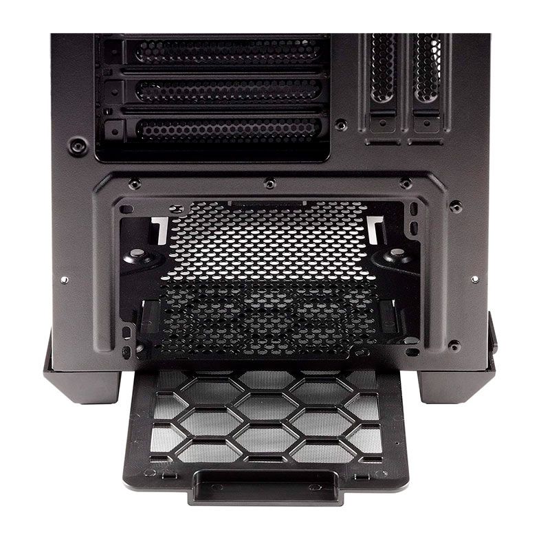 Gabinete Gamer Xpg Defender Pro Mid Tower Lateral De Vidro Com Fans Argb Preto Defender