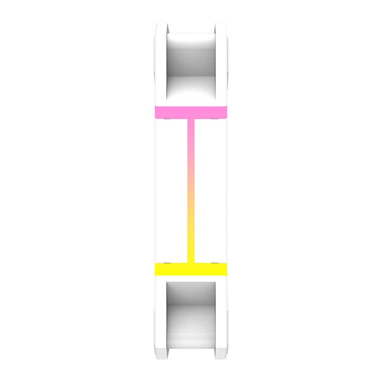 Kit Ventoinhas Aigo Darkflash DM12 F, ARGB, 3x120mm, Branco, DF-DM12F3IN1-W-PH1
