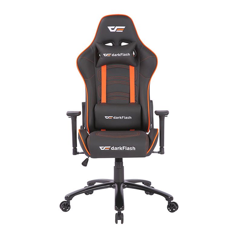 Cadeira Gamer Aigo Darkflash RC-600, Preto e Laranja, DF-RC-600