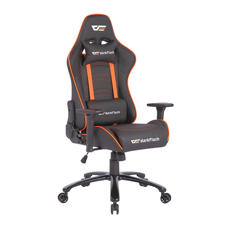 Cadeira Gamer Aigo Darkflash RC-600, Preto e Laranja, DF-RC-600