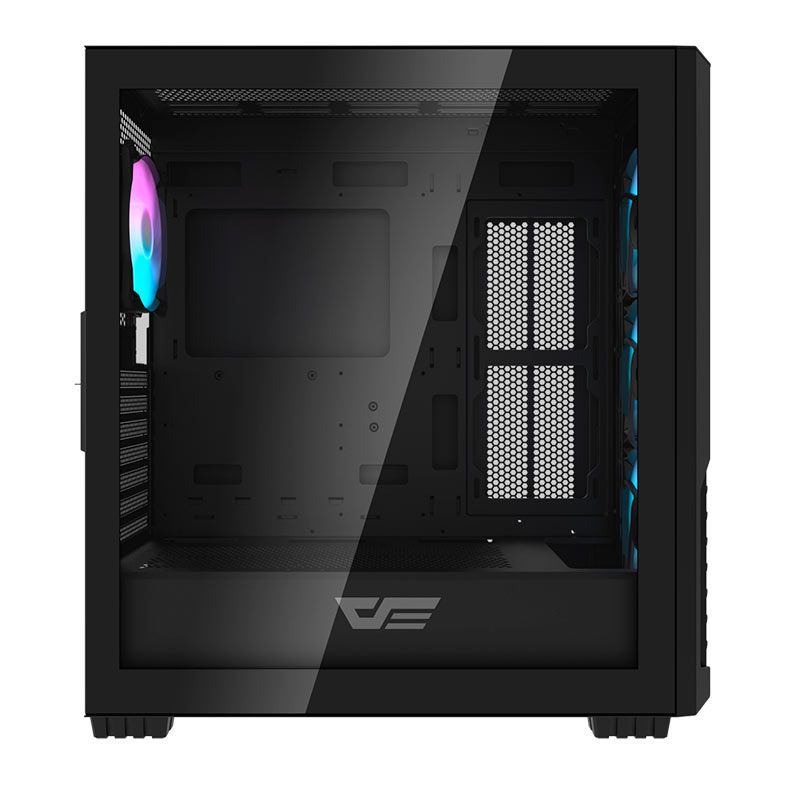 Gabinete Gamer Aigo Darkflash DF2100, RGB, Mid-Tower, Lateral De Vidro, Com 4 Fans, Preto, DF2100-BK