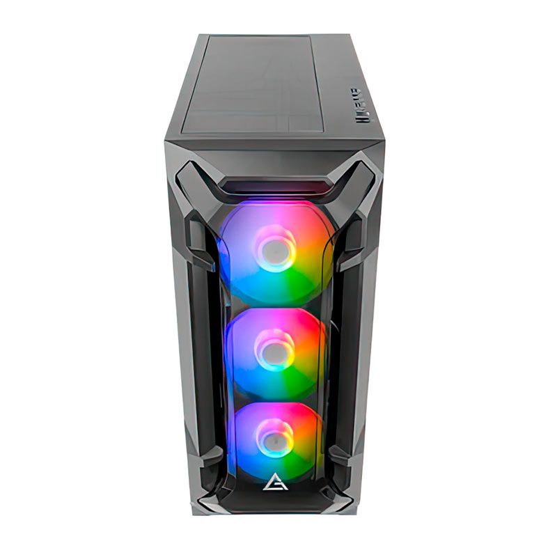 Gabinete Gamer Antec DF600 Flux, Mid-Tower, Lateral de Vidro, Com 5 Fans, DF600-FLUX-BK