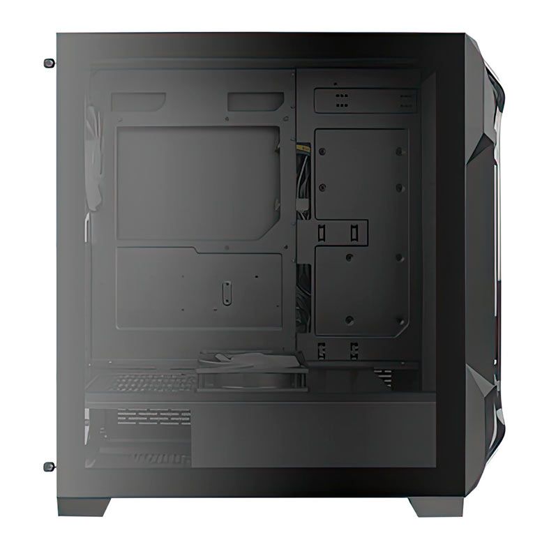 Gabinete Gamer Antec DF600 Flux, Mid-Tower, Lateral de Vidro, Com 5 Fans, DF600-FLUX-BK