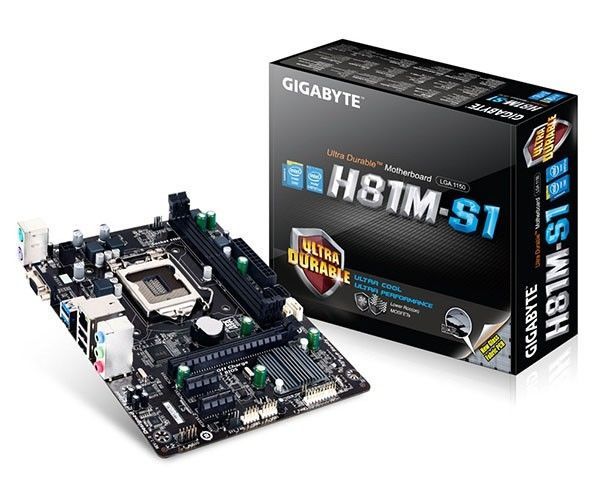Placa Mae Gigabyte GA-H81M-S1 DDR3 Socket LGA1150 Chipset Intel H81