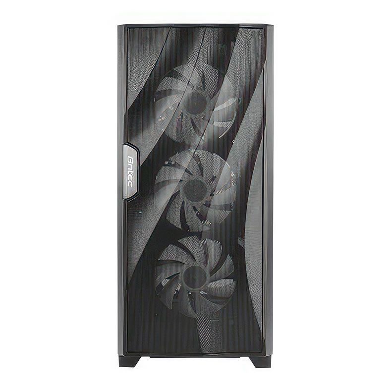 Gabinete gamer Antec DF700 Flux, Mid-Tower, Lateral de Vidro, Com 5 Fans, Preto, DF700-FLUX-BK