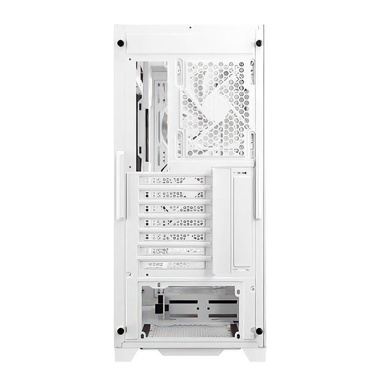 Gabinete Gamer Antec DF700 Flux, RGB, Mid-Tower, Lateral de Vidro, Com 5 Fans, Branco, DF700-FLUX-WH