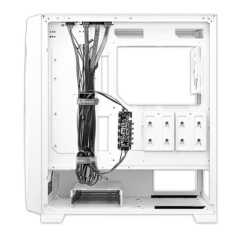 Gabinete Gamer Antec DF700 Flux, RGB, Mid-Tower, Lateral de Vidro, Com 5 Fans, Branco, DF700-FLUX-WH