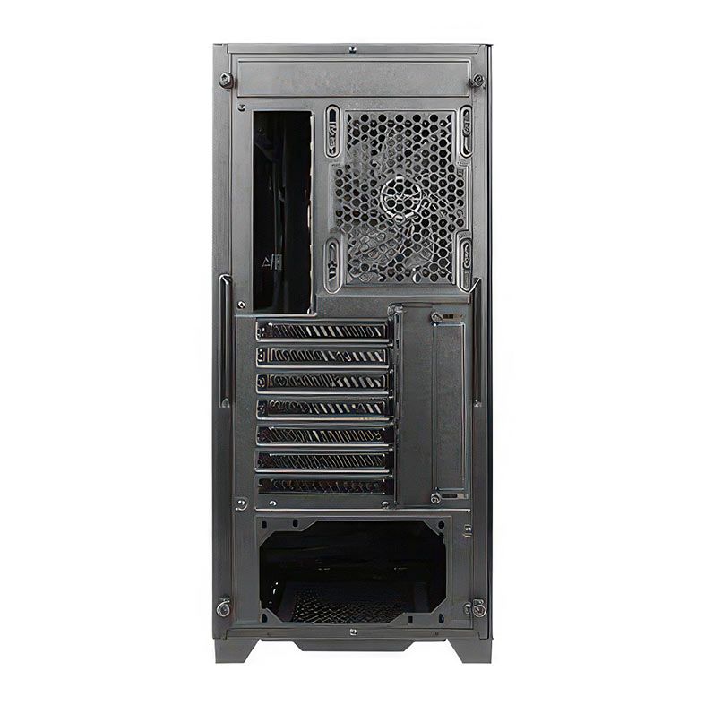 Gabinete Gamer Antec DF800 Flux, RGB, Mid-Tower, Lateral de vidro, Com 5 Fans, Preto, DF800-FLUX-BK