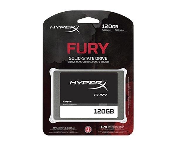 SSD Kingston HyperX Fury 120GB 2.5" Sata III, SHFS37A/120G