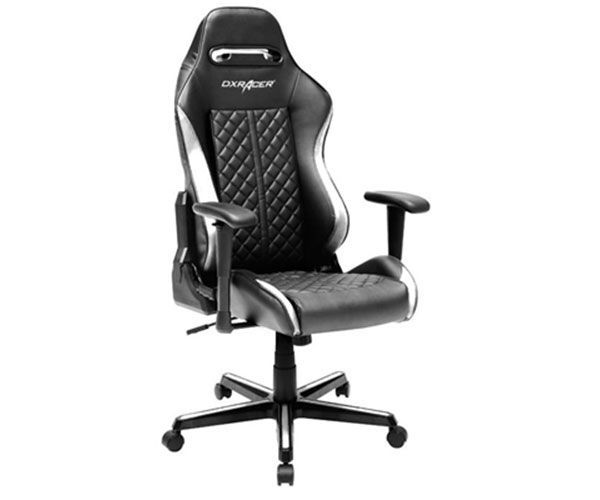 Cadeira Gamer DXRacer D-Series Black/White, DH73/NW