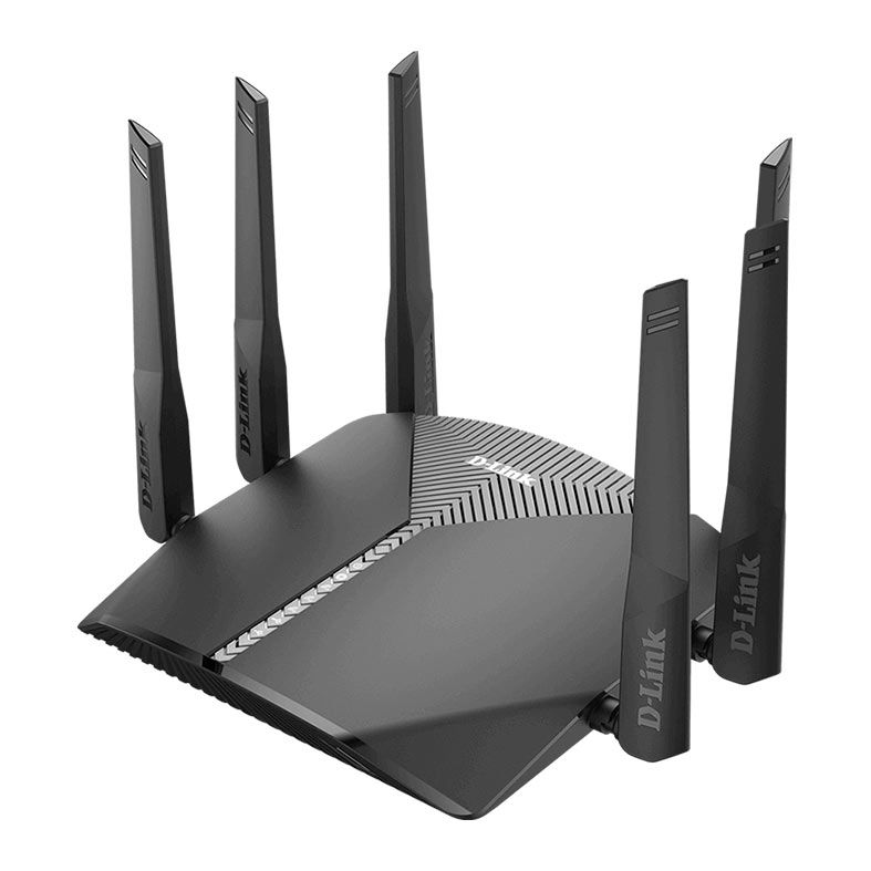 Roteador D-Link Router Wifi Smart Mesh AC3000, Tri-Band, Preto, DIR-3040