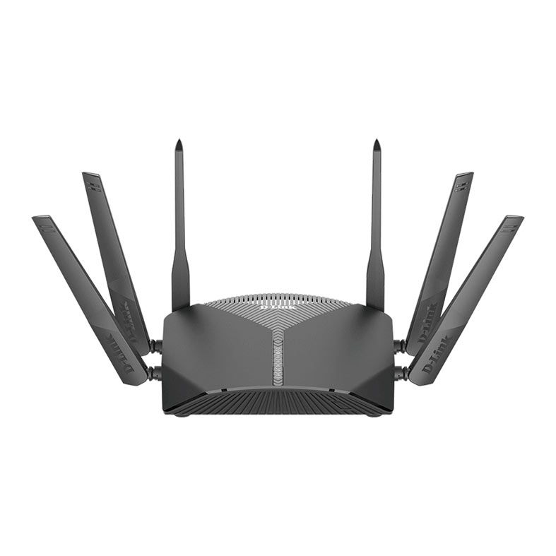 Roteador D-Link Router Wifi Smart Mesh AC3000, Tri-Band, Preto, DIR-3040