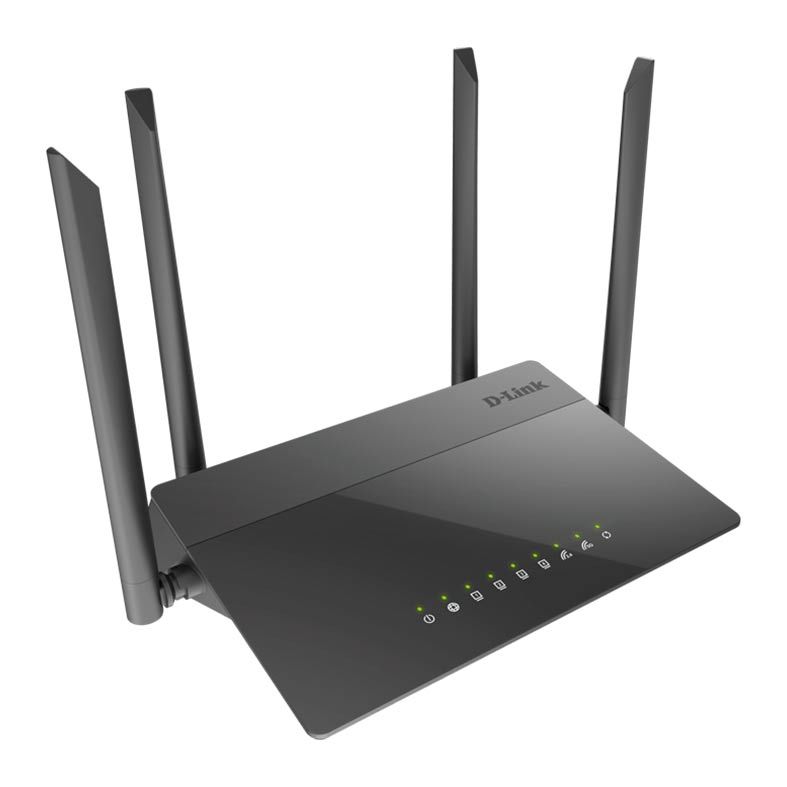 Roteador Wireless D-Link WAN-Gigabit  Dual Band AC1200 4 Antenas, DIR-841