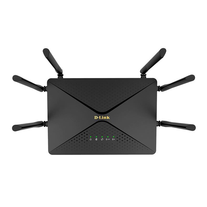 Roteador D-Link MU-MIMO Gigabit AC1200, Dual Band, Preto, DIR-846