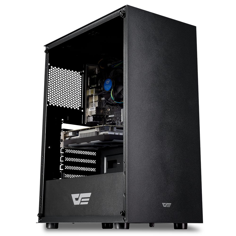 Computador Mancer Gamer, Intel i5-11400F, Radeon RX 6400 4GB, 8GB DDR4, SSD 240GB 