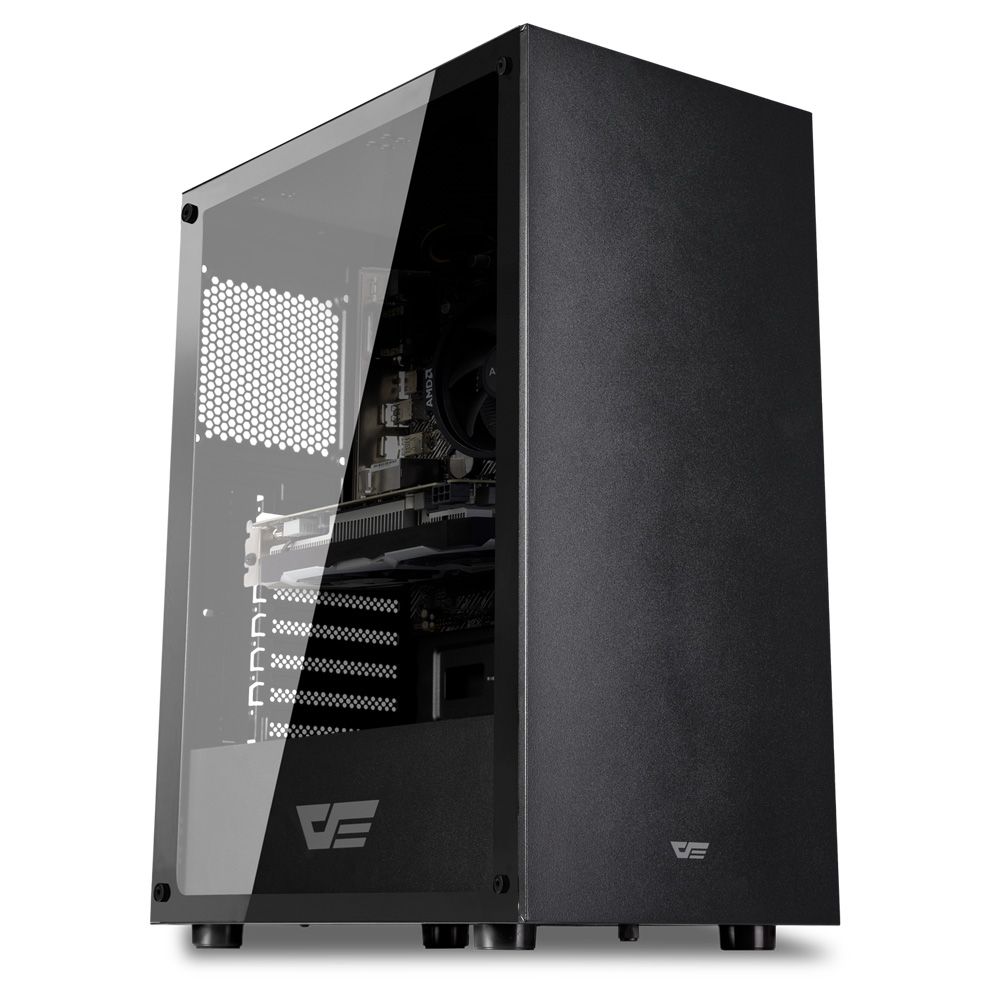 Computador Mancer Gamer AMD Ryzen 5 5600G Radeon RX 6400 4GB 8GB 