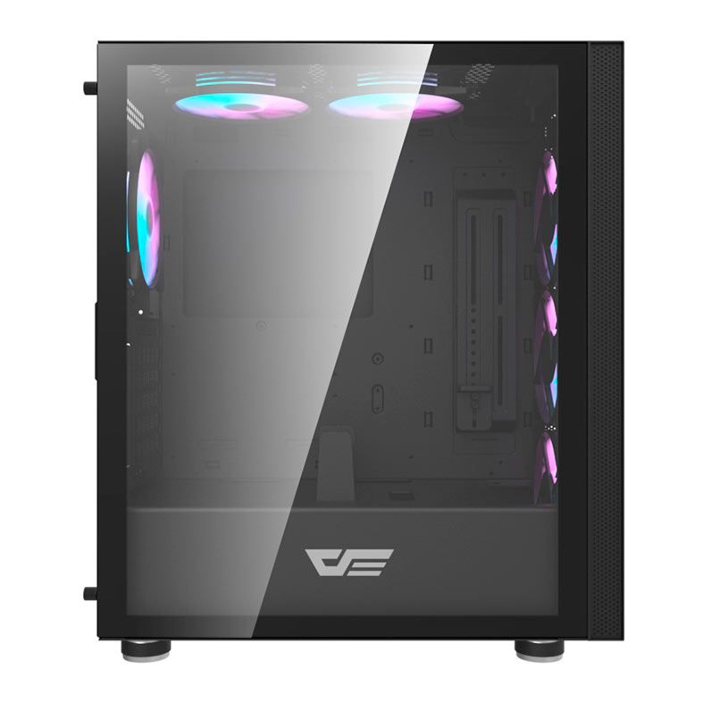 Gabinete Gamer Aigo Darkflash DK210, Mid-Tower, Lateral de Vidro, Preto, DK210-BK