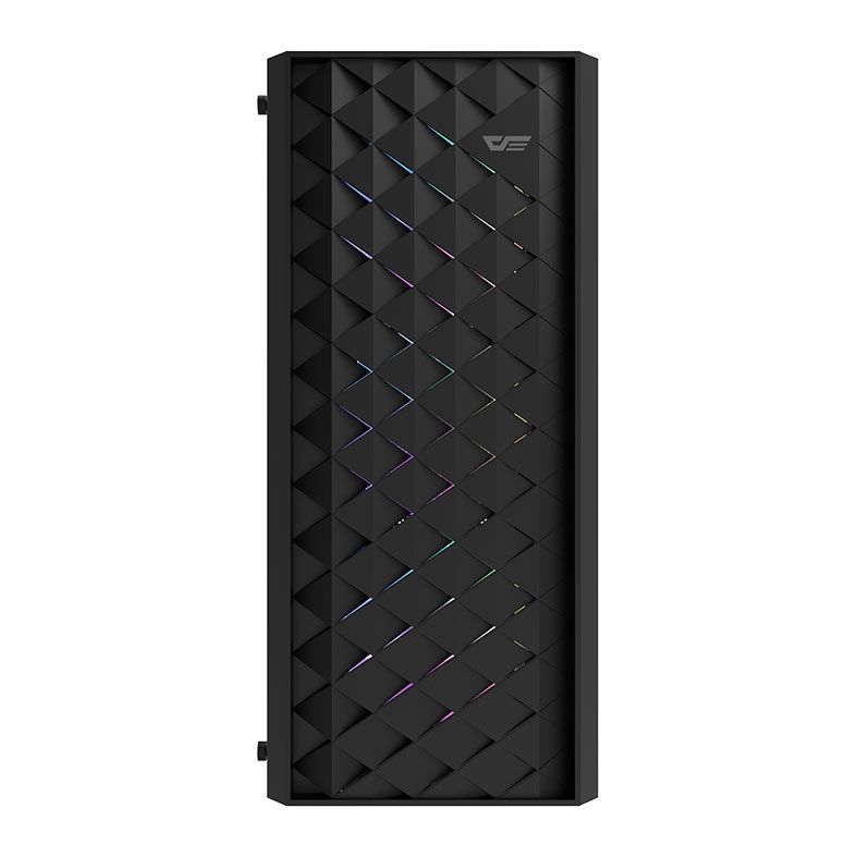 Gabinete Gamer Aigo DarkFlash DK351, RGB, Mid-Tower, Lateral de Vidro, Com 4 Fans, Preto, DK351-BK