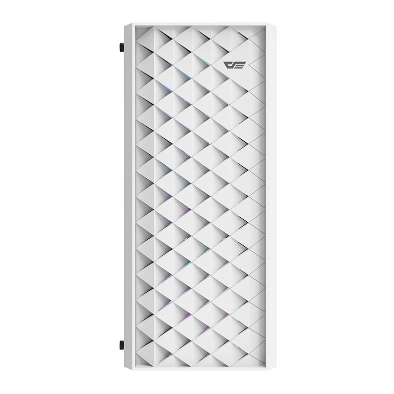 Gabinete Gamer Aigo Darkflash DK351, RGB, Mid-Tower, Lateral de Vidro, Com 4 Fans, Branco, DK351-WH