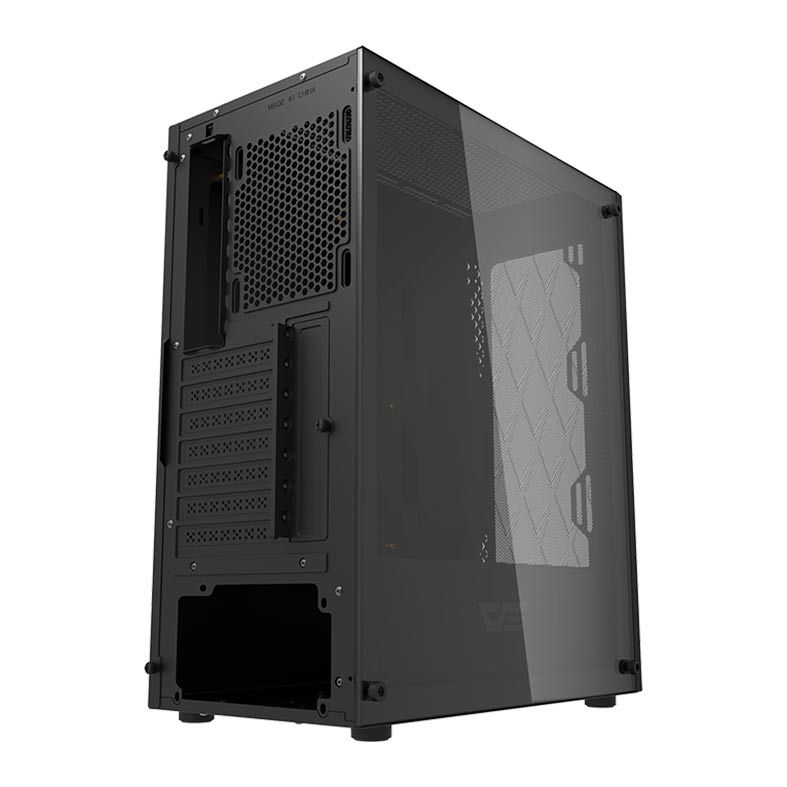 Gabinete Gamer Aigo DarkFlash DK352 Mesh, Mid-Tower, Lateral de Vidro, Preto, DK352-MESH