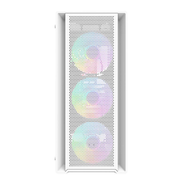 Gabinete Gamer Aigo Darkflash DK353, ARGB, Mid-Tower, Lateral de Vidro, Com 4 Fans, Branco, DK353-WH