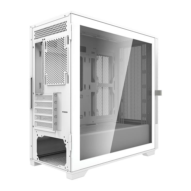 Gabinete Gamer Aigo Darkflash DK415M, Mid-Tower, Lateral de Vidro, Branco, DK415M-WH