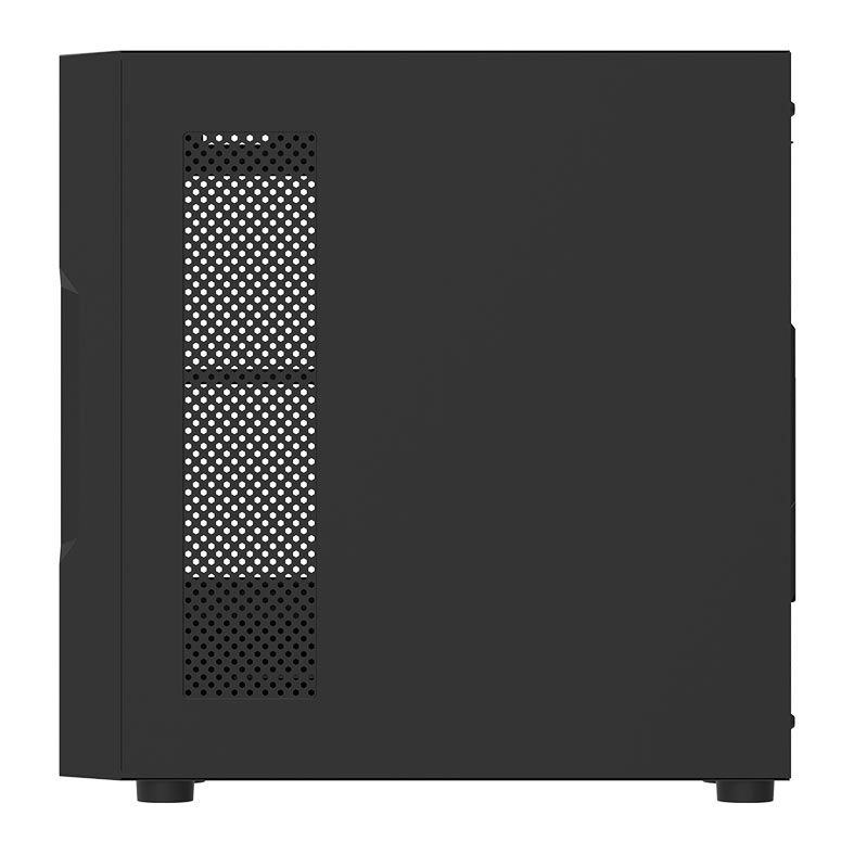 Gabinete Gamer Aigo Darkflash DK431 Mesh, Mid-Tower, Lateral De Vidro, Com 4 Fans, Preto, DK431-MESH-4F