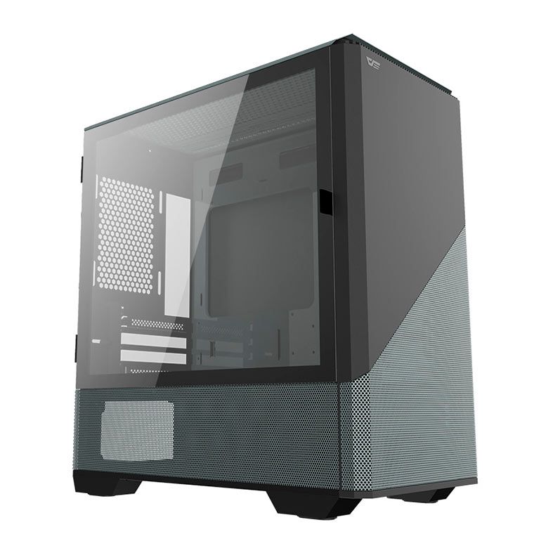 Gabinete Gamer Aigo Darkflash DLC31 Mini, Mini-Tower, Lateral de Vidro, Cinza, DLC31-Mini