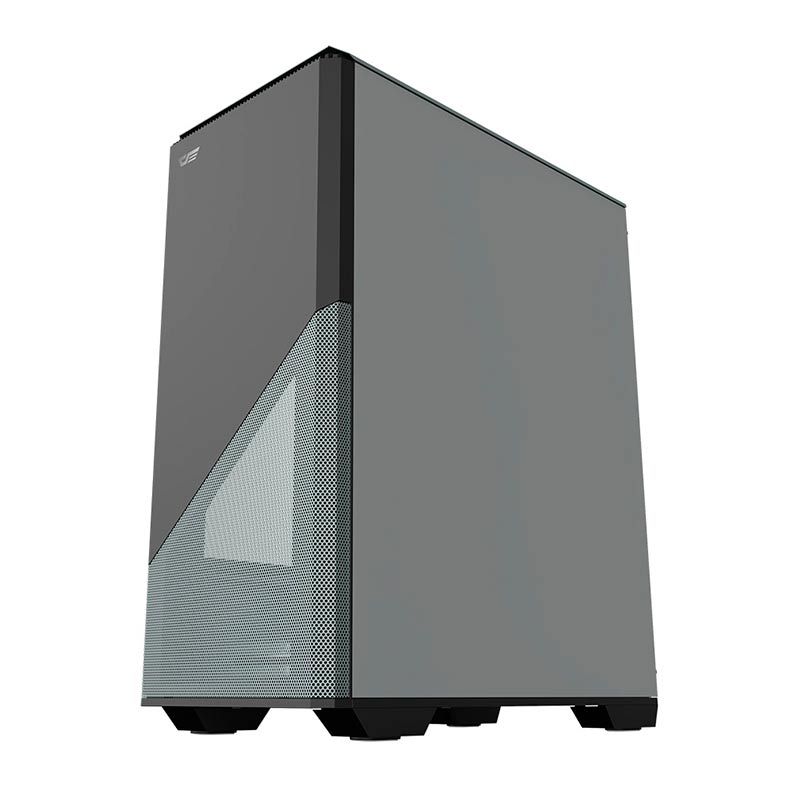 Gabinete Gamer Aigo Darkflash DLC31, Mid-Tower, Lateral de Vidro, Cinza, DLC31