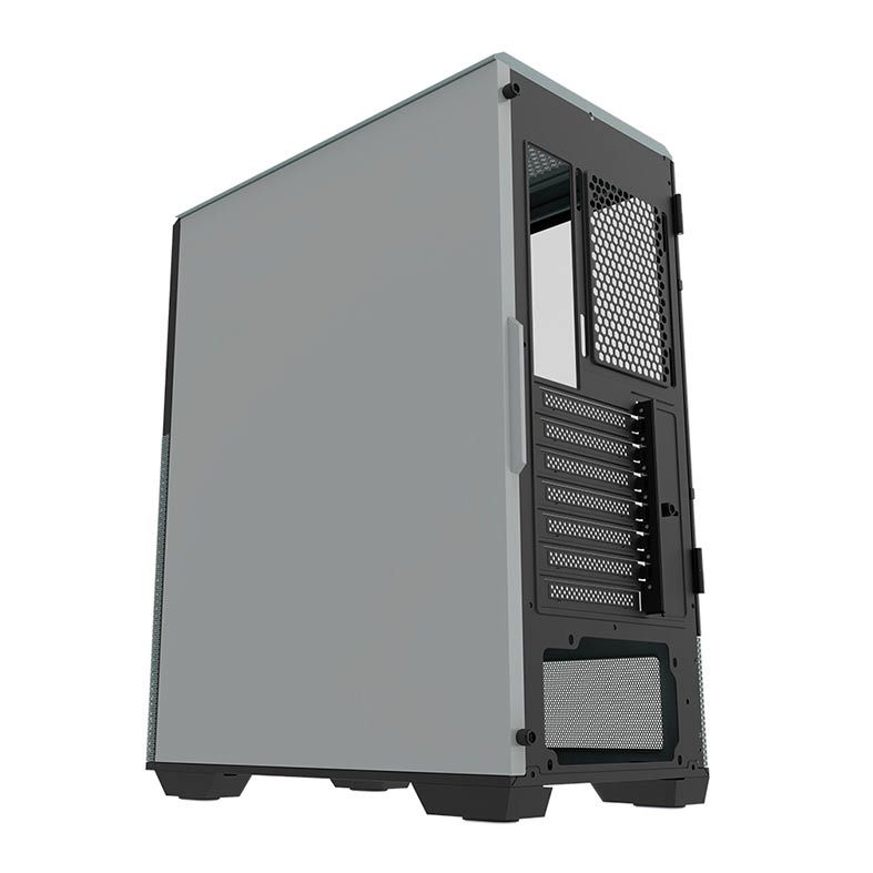 Gabinete Gamer Aigo Darkflash DLC31, Mid-Tower, Lateral de Vidro, Cinza, DLC31