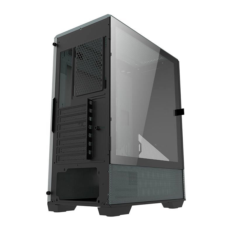 Gabinete Gamer Aigo Darkflash DLC31, Mid-Tower, Lateral de Vidro, Cinza, DLC31