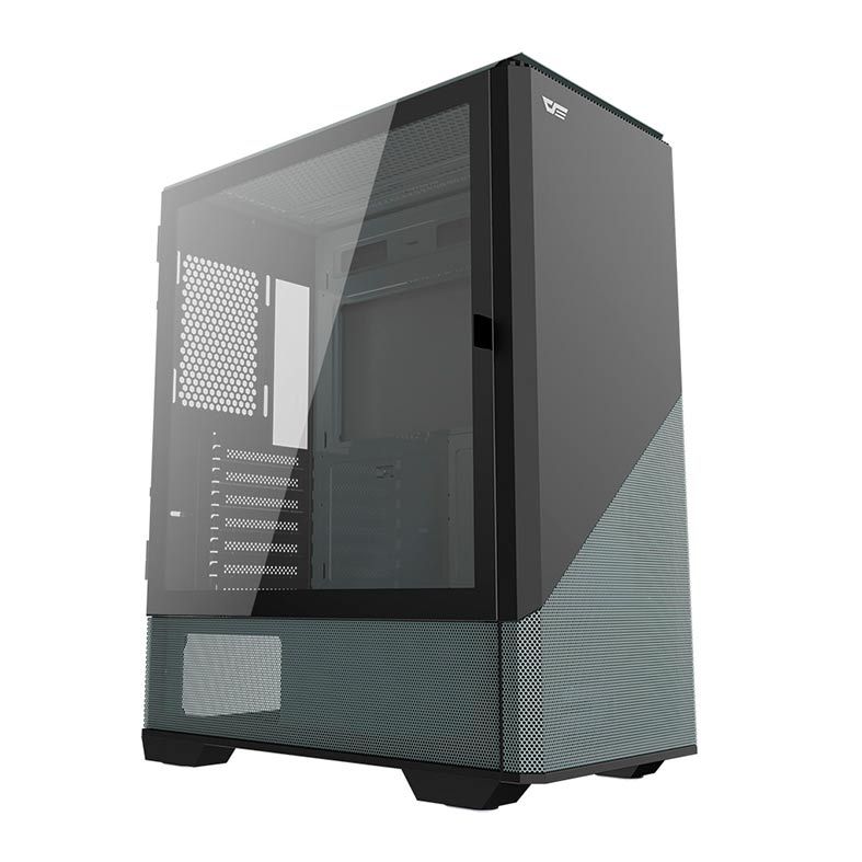 Gabinete Gamer Aigo Darkflash DLC31, Mid-Tower, Lateral de Vidro, Cinza, DLC31