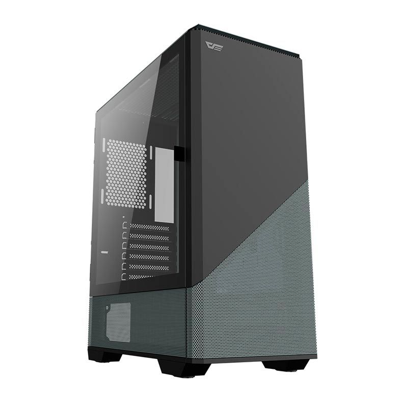 Gabinete Gamer Aigo Darkflash DLC31, Mid-Tower, Lateral de Vidro, Cinza, DLC31