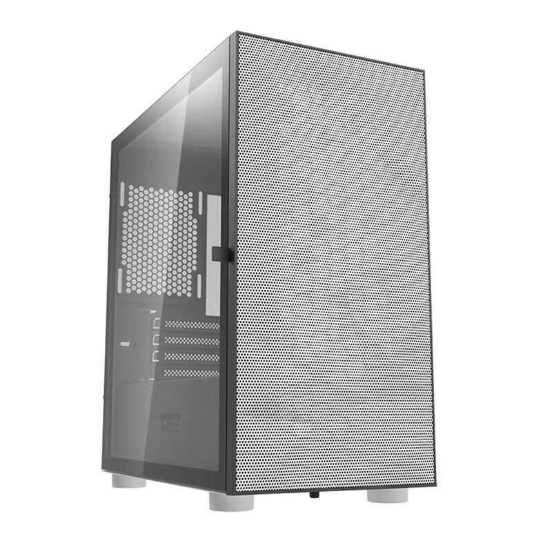 Gabinete Gamer Aigo DarkFlash DLM 21 Mesh Lateral Vidro Branco DLM21