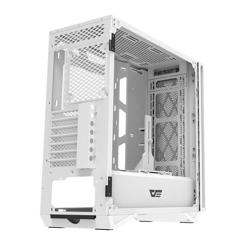 Gabinete Gamer Aigo DarkFlash DLS480 Branco Lateral Vidro