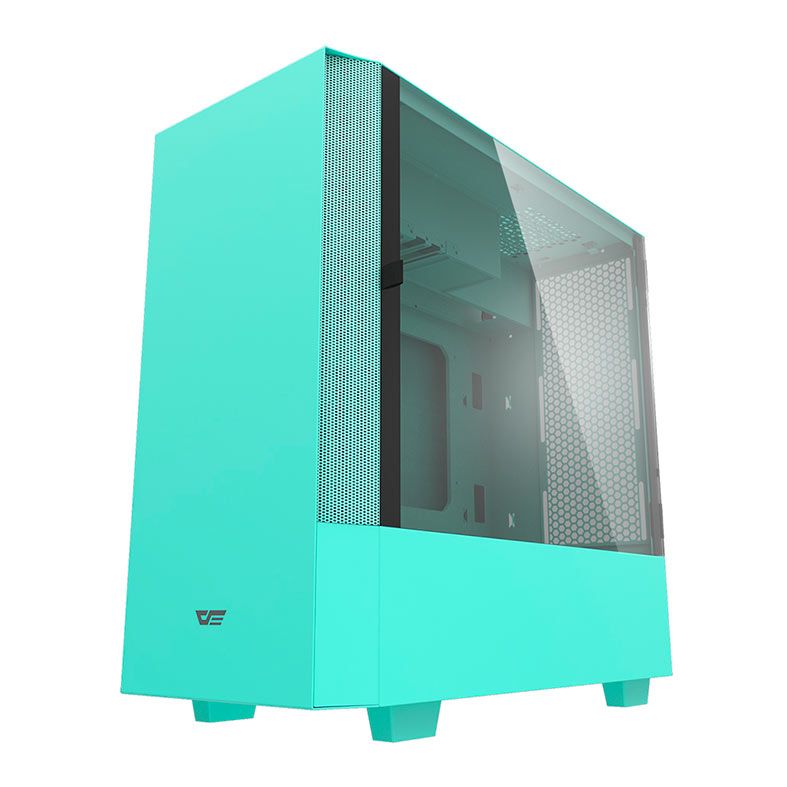 Gabinete Gamer Aigo Darkflash DLV22, Mid-Tower, Lateral de Vidro, Verde, DLV22-GREEN
