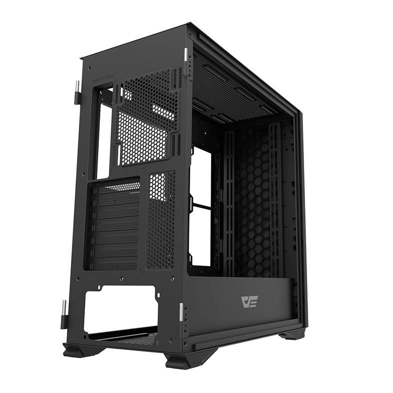 Gabinete Gamer Aigo DarkFlash DLX 21 Mesh Preto Lateral Vidro