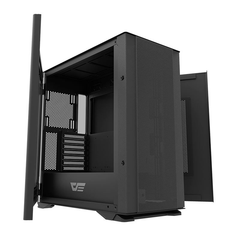 Gabinete Gamer Aigo Darkflash DLX200 Mesh, Full-Tower, Lateral de Vidro, Preto, DLX200
